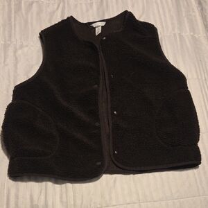 H&M Black Fleece Vest